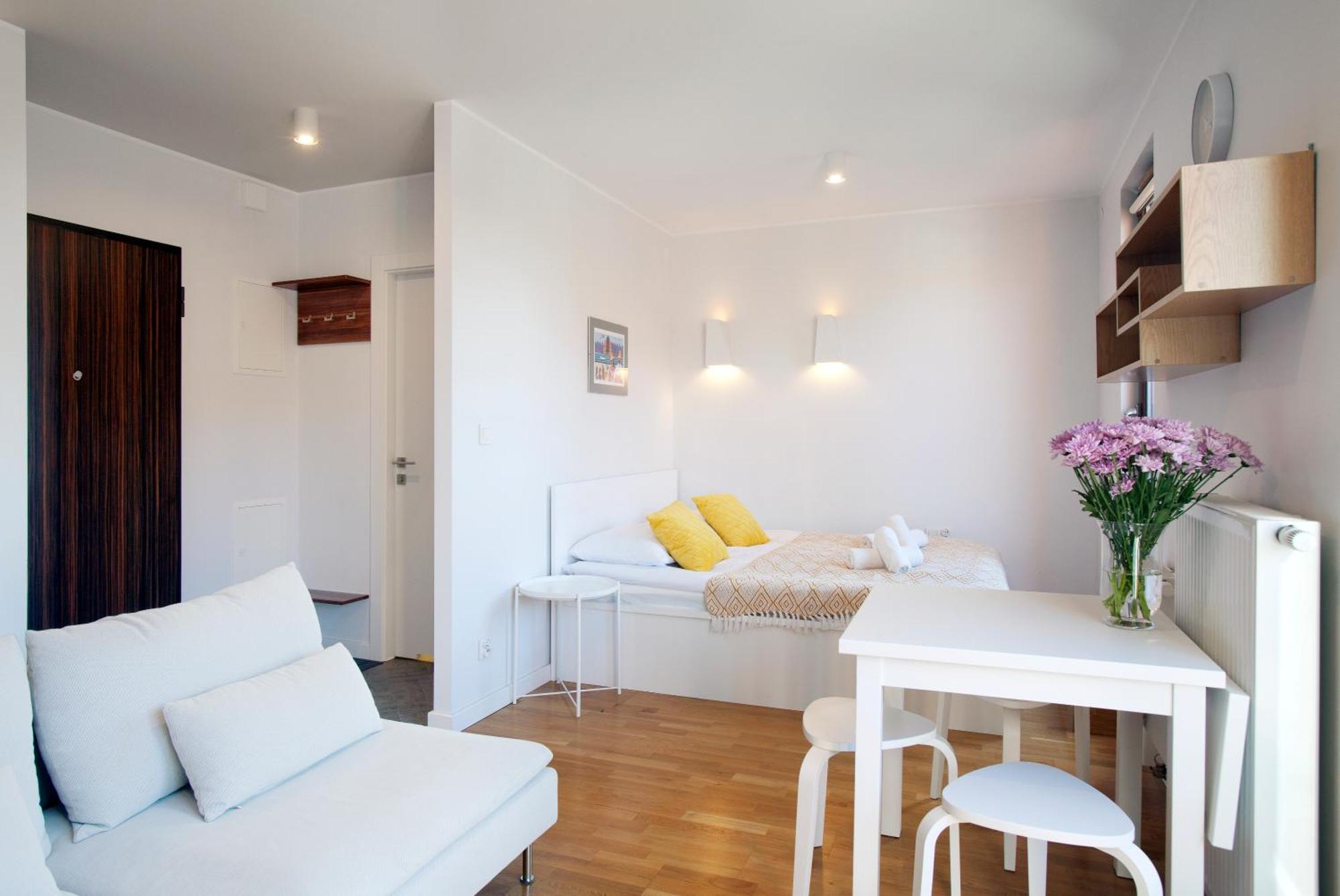 Marine Studio With Balcony And Parking By Tyzenhauz Danzig Exterior foto